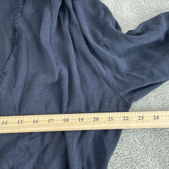 Sigrid Olsen Womens Blue Open-Front Cardigan XL 2619 - Picture 5 of 8